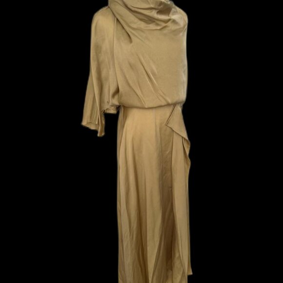 Roksanda Gold Silk Dress - Picture 4 of 5
